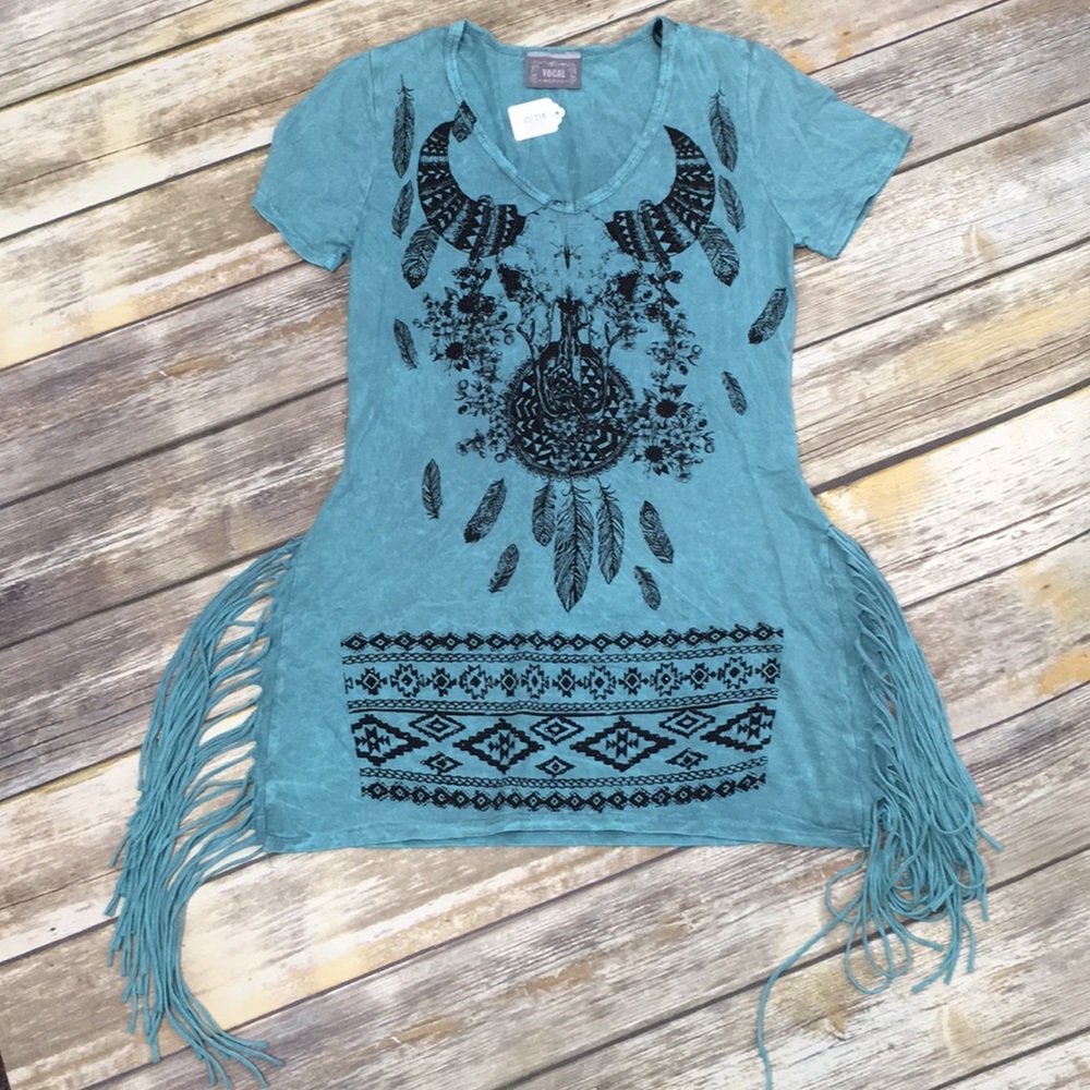 NWT Vocal Fringe Top